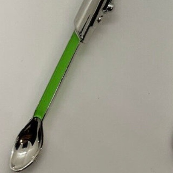 Mini spoon necklace Star Wars inspired Light Saber small tiny spoon pendant grn - Picture 2 of 4